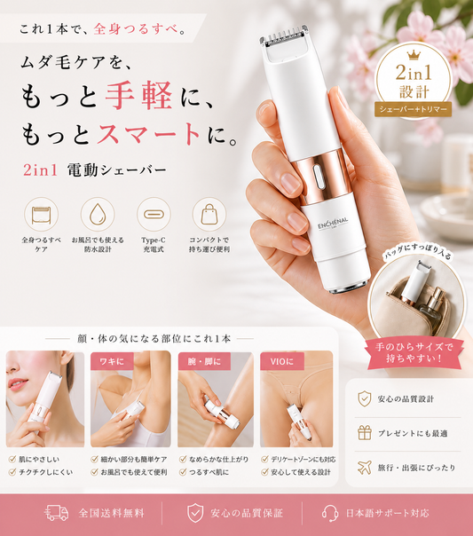 【本日終了！NO.1位 獲得】 Softmere™ グライドシェーブ 2.0